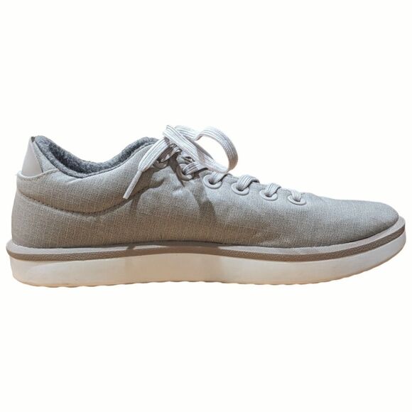 Allbirds Women's Wool Piper Woven - Pewter Grey/Blizzard Sneakers Lace Up Size 9 - Picture 7 of 13